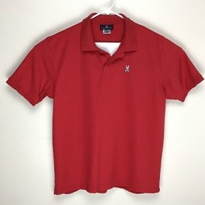 Psycho Bunny Red Polo Shirt